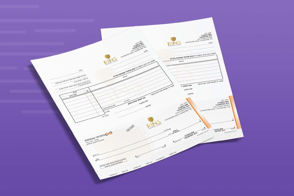 הדפסת שיקים